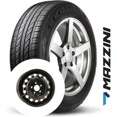 MAZZINI ALL season tire mounted on steel wheel (185/60R15) pa1