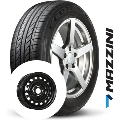 MAZZINI ALL season tire mounted on steel wheel (195/60R15) pa1