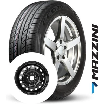 MAZZINI ALL season tire mounted on steel wheel (205/55R16) pa1