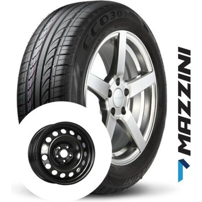 MAZZINI ALL season tire mounted on steel wheel (205/55R16) pa1