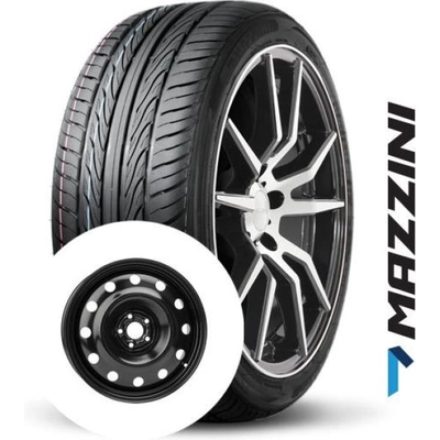 MAZZINI ALL season tire mounted on steel wheel (215/45R17) pa1