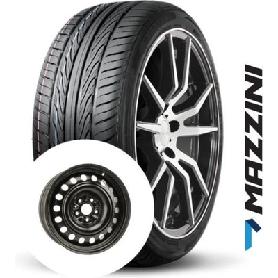 MAZZINI ALL season tire mounted on steel wheel (245/45R17) pa1