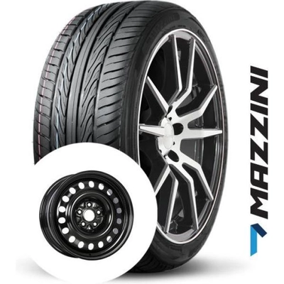 MAZZINI ALL season tire mounted on steel wheel (215/45R17) pa1