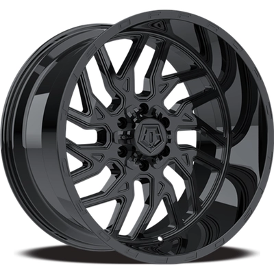544 Gloss Black Wheel by TIS WHEELS (22x12 -44mm) pa4