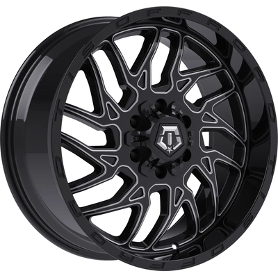 544 Gloss Black - Milled Edge Wheel by TIS WHEELS (20x9 0mm) pa1