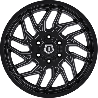544 Gloss Black - Milled Edge Wheel by TIS WHEELS (20x9 0mm) pa2