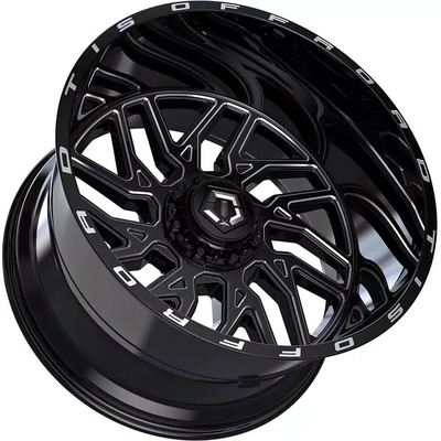544 Gloss Black - Milled Edge Wheel by TIS WHEELS (20x9 0mm) pa4