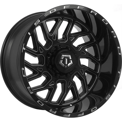 544 Gloss Black - Milled Edge Wheel by TIS WHEELS (20x12 -44mm) pa31