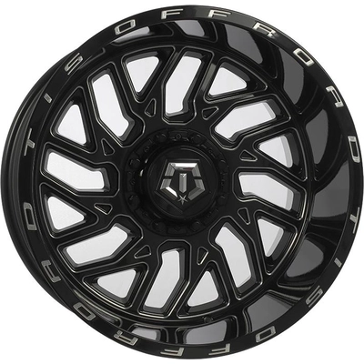 544 Gloss Black - Milled Edge Wheel by TIS WHEELS (20x12 -44mm) pa32
