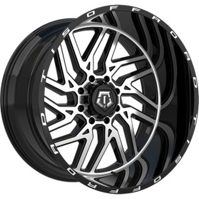 544 Gloss Black - Machined Face Wheel by TIS WHEELS (20x10 -25mm) pa31