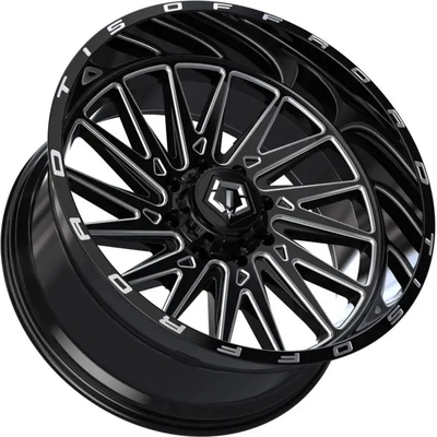 547 Gloss Black - Milled Edge Wheel by TIS WHEELS (20x10 -19mm) pa32