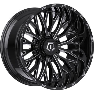 565 Gloss Black - Milled Edge Wheel by TIS WHEELS (20x9 18mm) pa3