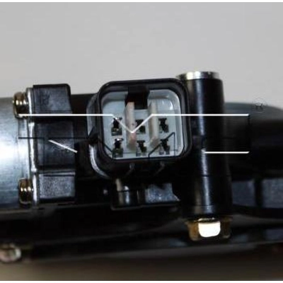 Window Reg With Motor by TYC - 660125 pa5