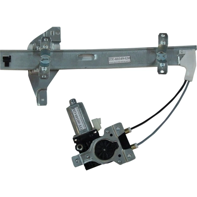TYC - 660212 - Rear Driver Side Power Window Regulator and Motor Assembly pa4
