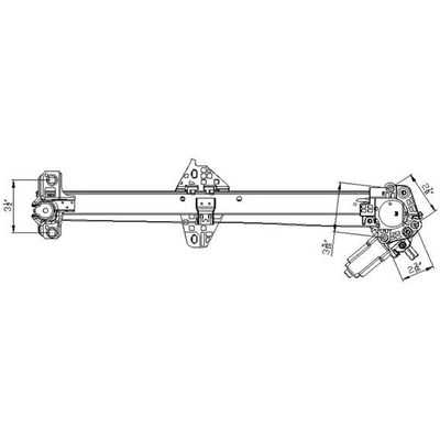 Regulateur de vitre avec moteur by TYC - 660303 pa1