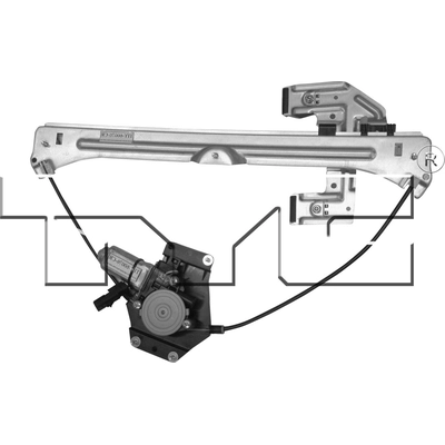 Window Reg With Motor by TYC - 660341 pa1