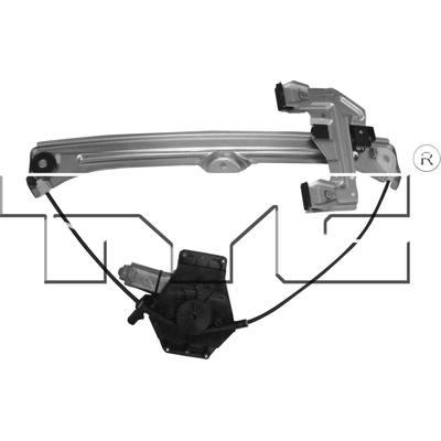 Window Reg With Motor by TYC - 660342 pa2