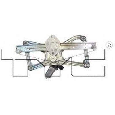 Window Reg With Motor by TYC - 660358 pa2