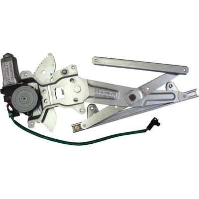 TYC - 660391 - Rear Passenger Side Power Window Regulator and Motor Assembly pa2