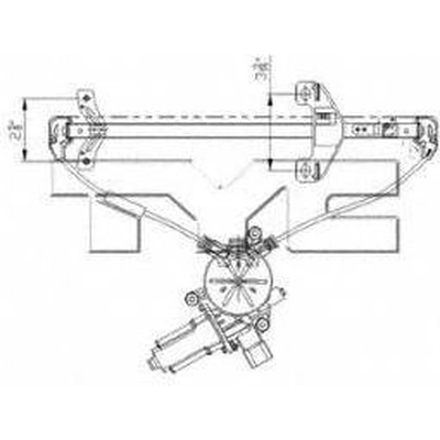 Window Reg With Motor by TYC - 660485 pa4