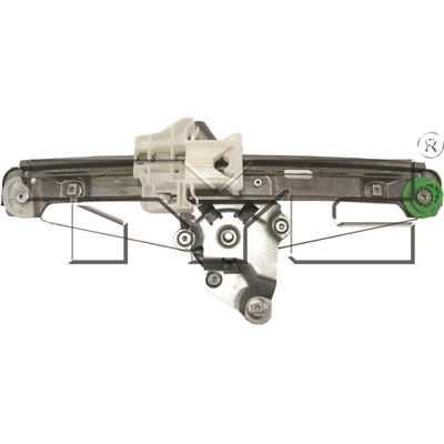 Window Reg With Motor by TYC - 660513 pa2