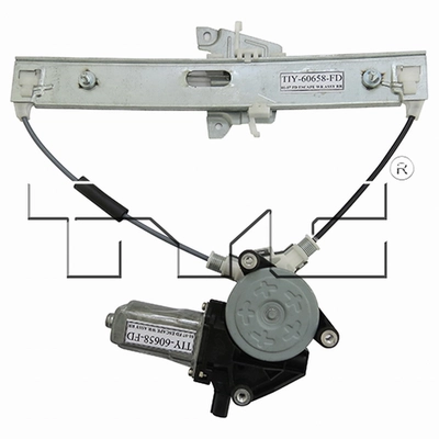 Window Reg With Motor by TYC - 660531 pa2