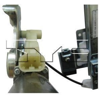 Window Reg With Motor by TYC - 660534 pa4