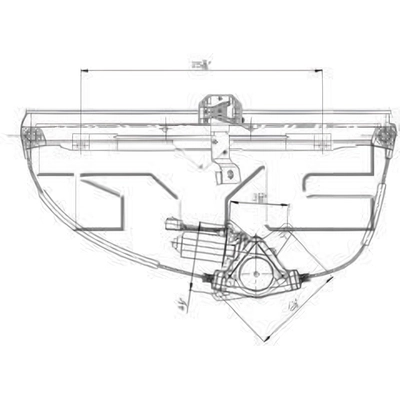 Window Reg With Motor by TYC - 660536 pa13