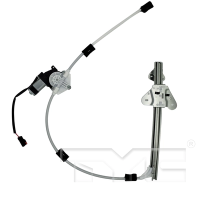 TYC - 660731 - Front Passenger Side Power Window Regulator and Motor Assembly pa1