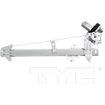 TYC - 660743 - Front Driver Side Power Window Regulator and Motor Assembly pa1