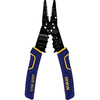 IRWIN - 2078309 - VISE-GRIP Wire Stripping Tool / Wire Cutter, 8 inch, Cuts 10-22 AWG, ProTouch Grip pa8