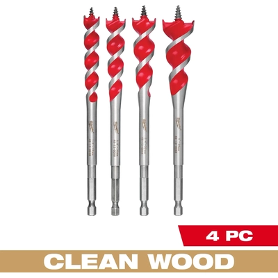 MILWAUKEE - 48-13-0400 - Speed Feed Wood Bit Set pa4