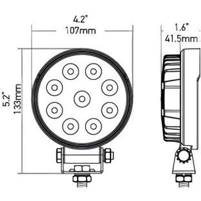 Lampe de travail by HELLA - 357101002 pa16