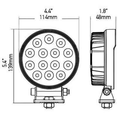 Work Light by HELLA - 357105002 pa9