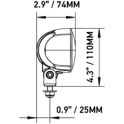 Work Light by HELLA - 996476011 pa6