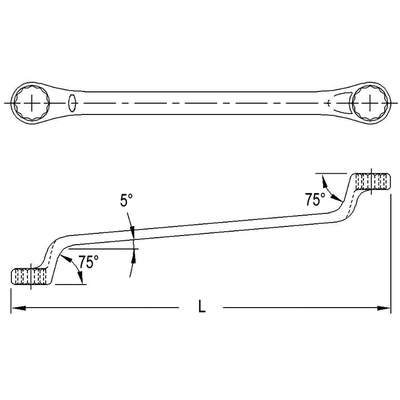 GENIUS - 741415 - 14 x 15mm Box End Wrench (Pack of 5) pa2