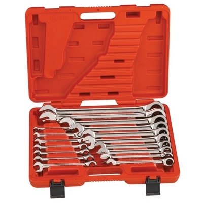 GENIUS - GW-7617M - Combination Ratcheting Wrench Set pa1