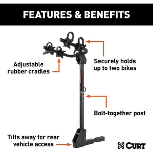 Curt manufacturing hot sale bike rack