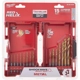 Purchase Top-Quality MILWAUKEE - 48-89-4630 - 15-Piece SHOCKWAVE™ RED HELIX™ Titanium 1/4" Hex Shank Fractional Drill Bit Set pa4