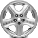 Purchase Top-Quality 16x6.5 5-Spoke Silver Alloy Factory Wheel - ALY02226U20 pa3