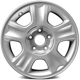 Purchase Top-Quality 16x7 5-Spoke Silver Alloy Factory Wheel - ALY03595U20 pa3