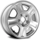 Purchase Top-Quality 16x7 5-Spoke Silver Alloy Factory Wheel - ALY03595U20 pa4