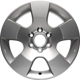 Purchase Top-Quality 16x7 5-Spoke Silver Alloy Factory Wheel - ALY62464U20 pa1