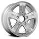 Purchase Top-Quality 16x7 5-Spoke Silver Alloy Factory Wheel - ALY74566U20 pa2