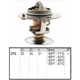 Purchase Top-Quality Thermostat 180F / 82C par MOTORAD - 270-180 pa16