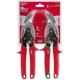 Purchase Top-Quality 2-piece 10" Right and Left Curves Cut Offset Blades Aviation Tinner Snips Set by MILWAUKEE - 48-22-4523 pa3