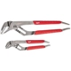 Purchase Top-Quality 2-piece 6" to 10" Straight Jaws Multi-Material Handle Reaming Tongue & Groove Pliers Set by MILWAUKEE - 48-22-6330 pa5