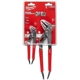 Purchase Top-Quality 2-piece 6" to 10" Straight Jaws Multi-Material Handle Reaming Tongue & Groove Pliers Set by MILWAUKEE - 48-22-6330 pa7