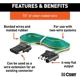Purchase Top-Quality 4-Way Bonded Wiring Connector by CURT MANUFACTURING - 58050 pa4