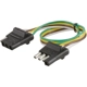 Purchase Top-Quality 4-Way Bonded Wiring Connector by CURT MANUFACTURING - 58380 pa1